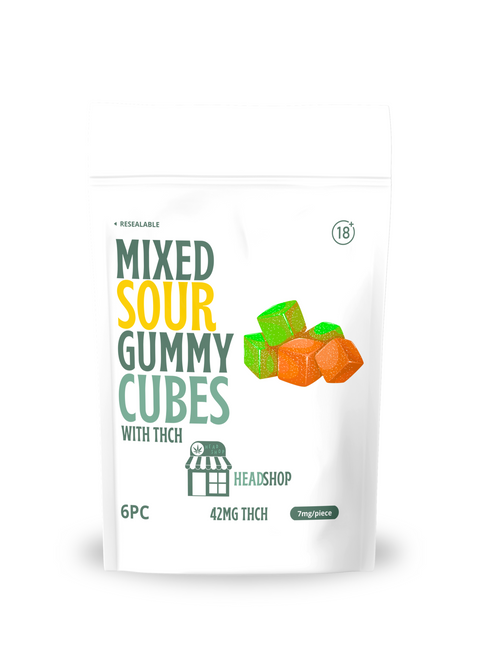 42mg-Headshop THCH Mixed Sour Gummies 6pc