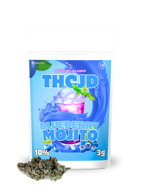 Blueberry Mojito 10% - Magic Of Islands THCJD Bud 3g